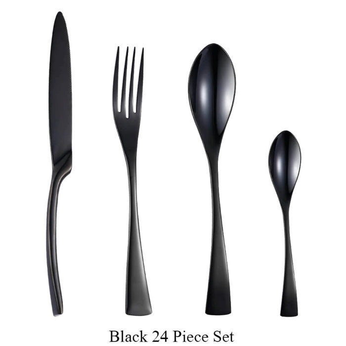 Siyah Cutlery Set